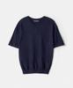 TRIP LE SENS Centre Line Summer V-Neck Half Knit_White