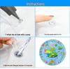 Cartoon Round Inflatable PVC Ice Pad for Cats & Dogs - Scratch-Resistant, Water-Injectable & Thickened