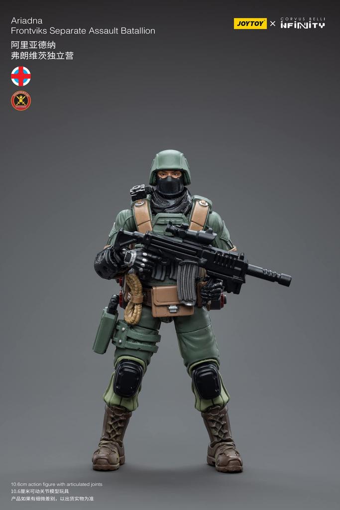 JOYTOY x Infinity Ariadna Frontovics Independent Assault Force Scale PVC ABS Painted Movable Figure 1/18 &