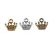 20pcs/lot 13x14mm Charms Crown Tibetan Gold Color Charms Pendants Findings DIY Bracelet Jewelry Making Supplies Handmade Craft