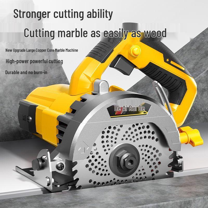 High-Power Multifunctional Handheld Electric Saw for Tile, Stone, Metal, and Marble Cutting