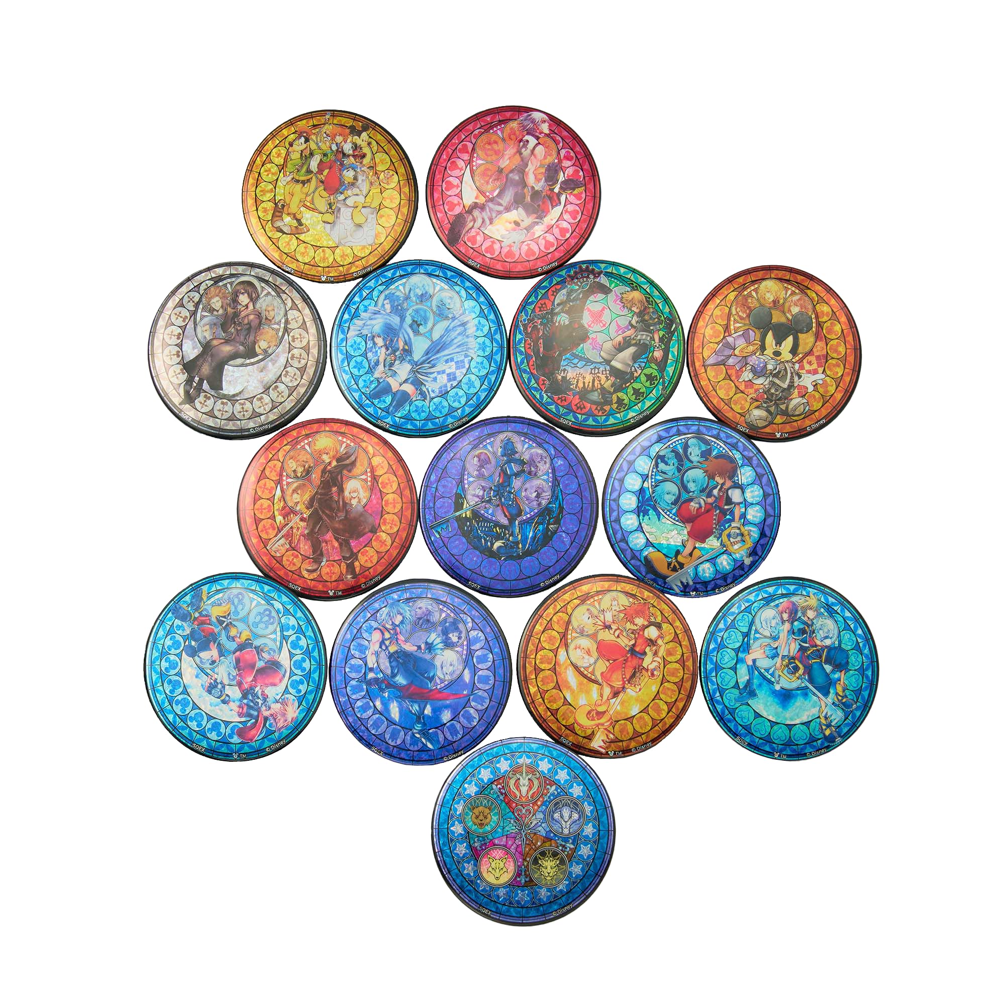 

Kingdom Hearts/Can Badge Collection Plus Box Product 1 Box = 14 Badges Total 14 Types