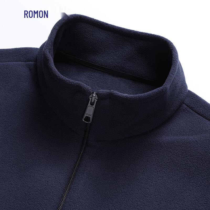 ROMON Men's Autumn/Winter Thickened Fleece Jacket