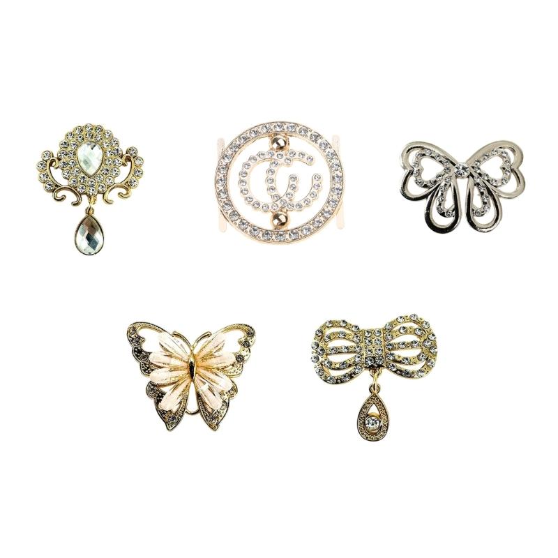 Bowknot Bag Buckle Bag Decorative Buckle Fashion Butterfly Trim Bag Buckle Metal Decorative Bag Buckle Bag Accessories