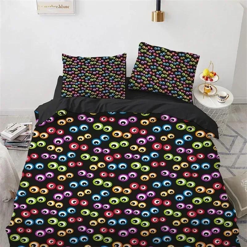 Carton Monster Lovely Funy Animal Beding Set Printed With Pilowcase Bed Soft Duvet Cover Soft Single Double Quen Super King-Sized Dimensionsd