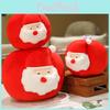 Charming Apple Santa Plush Toy With Soft Pp Cotton Filling Perfect For Christmas Decorations