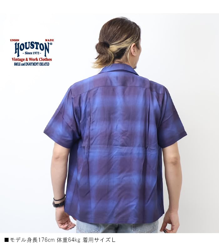 OMBRE CHECK SHIRT [Houston] S/S