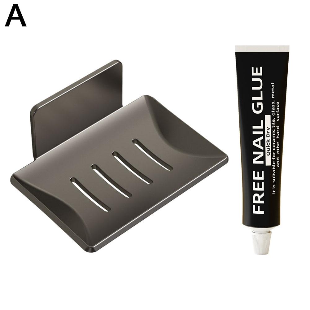 

Держатель для мыла из алюминиевого сплава, мыльница для ванной комнаты со сливом воды, настенная мыльница, аксессуары для ванной комнаты