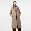 Tanboer Women's Hooded Mid-Length Down Parka