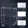 Acrylic Figure Mini Car Miniature Car Storage with Collection for Wall Hanging Width Depth Clear Rack for Assembly Rail Toy Storage Toy Display Figure