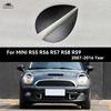 Auto Scheinwerfer Augenbrauen Abdeckung Frontleuchte Glasfaser Matt Schwarz Wut Augenlider Dekorative Aufkleber für MINI R55 R56 R57 R58 R59