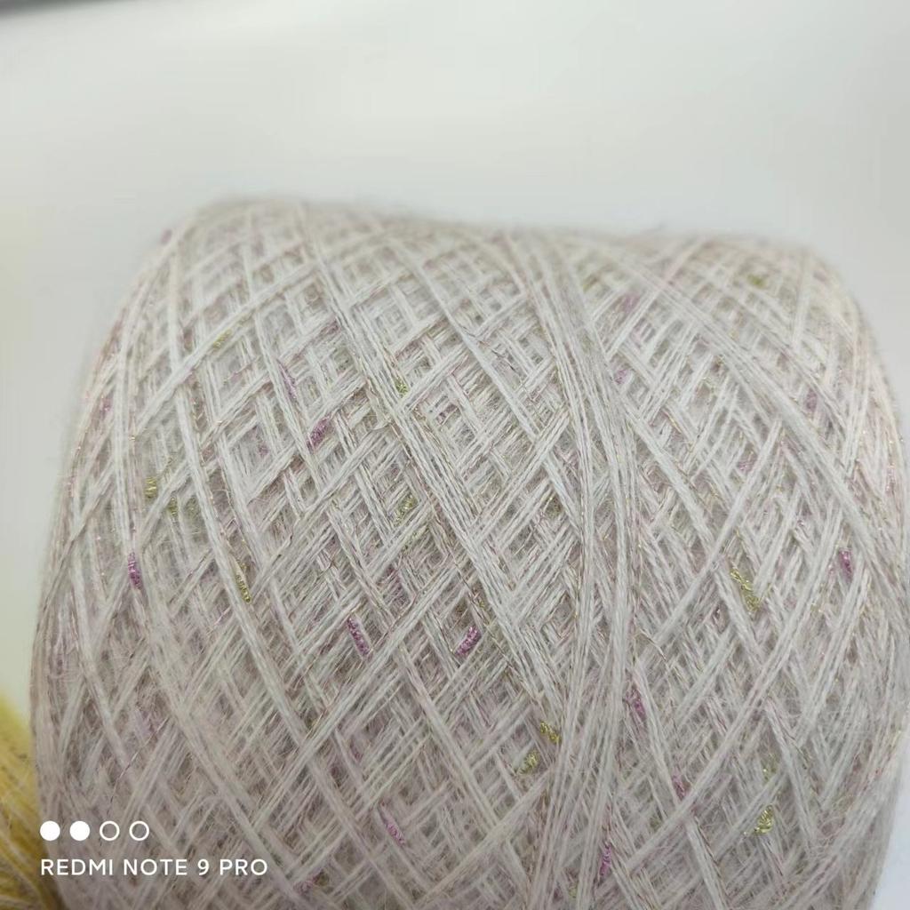 Ultra Soft Cashmere Silk Mohair Hand Knitting Yarn Material Kit Premium Spun Yarn Hand Mixed Twist True Silk  Hair