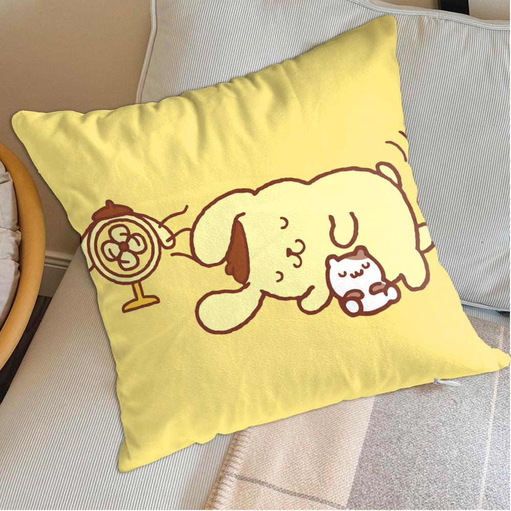 Cushion Cover 50X50 Kawaii P-Pompurin Decorative Pillowcases Home And Decoration Living Room Cushions Sofa Covers Pillow Cases