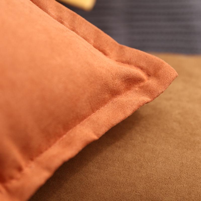 Față de pernă pătrată cu volane, lux nordic ușor, pentru canapea sau pat