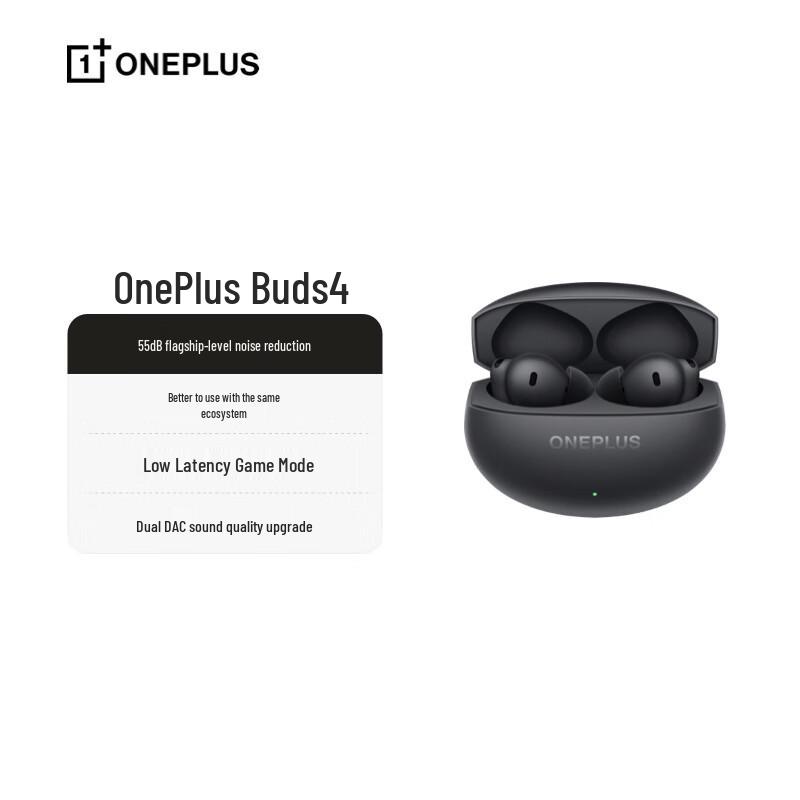 OnePlus Buds 4 True Wireless Noise-Cancelling Earbuds