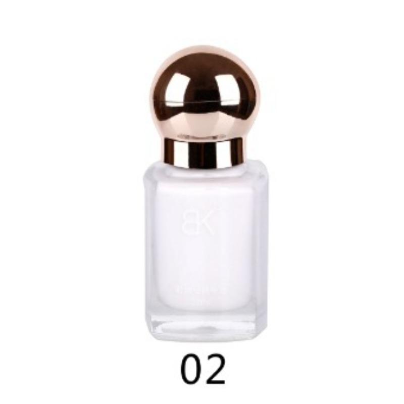 Color Nail Polish No Bake Oily Lasting Non-peelable Large Capacity Nail Care Nude Color Square Bottle 15ml
