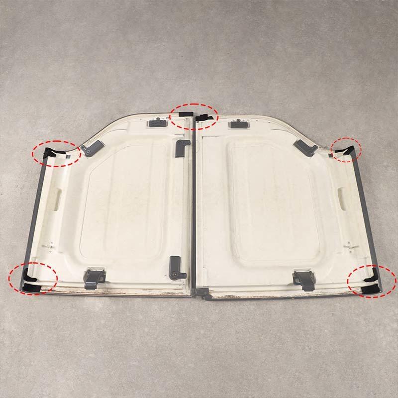 Kit de reparare a etanșării etanșării acoperișului mașinii pentru Jeep Wrangler JK 2007-2017 Kit de etanșare a etanșării intemperiilor din cauciuc cu top dur