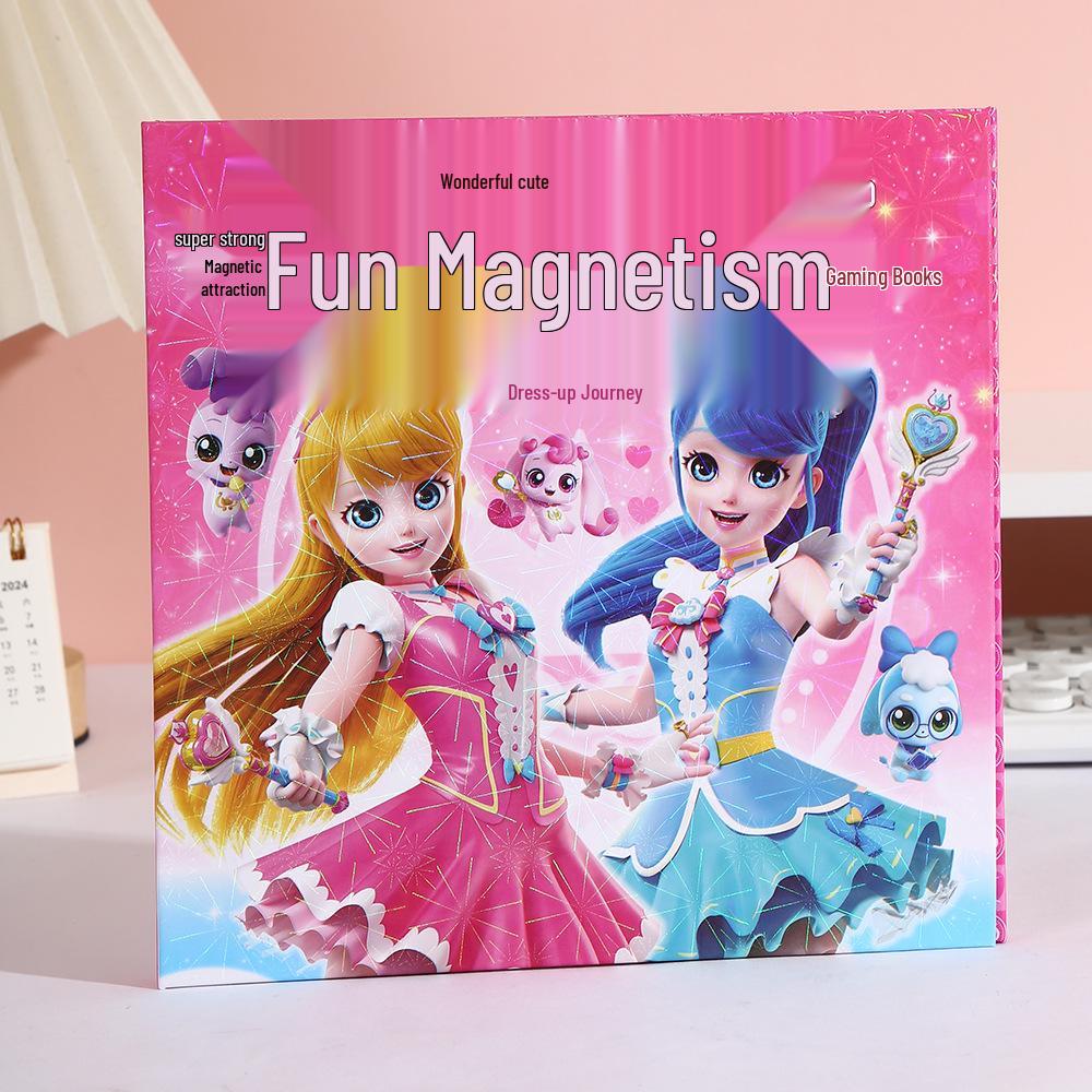 

Замечательная магнитная игра-одевалка «Принцесса Холодного сердца» тихая книжка с наклейками