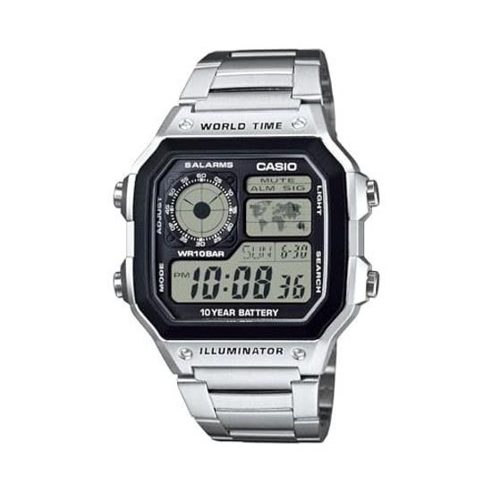 Casio Armbanduhr Kollektion AE-1200WHD-1AJF Herren Silber