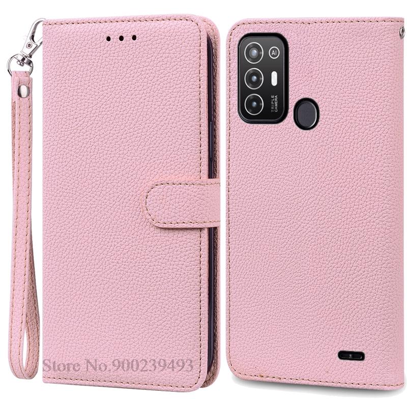 For ZTE Blade A52 Case PU Leather Flip Wallet Case For ZTE Blade A52 Case Silicone Back Cover Phone Coque Fundas