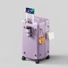 Expandable Front-Opening Zipper Suitcase