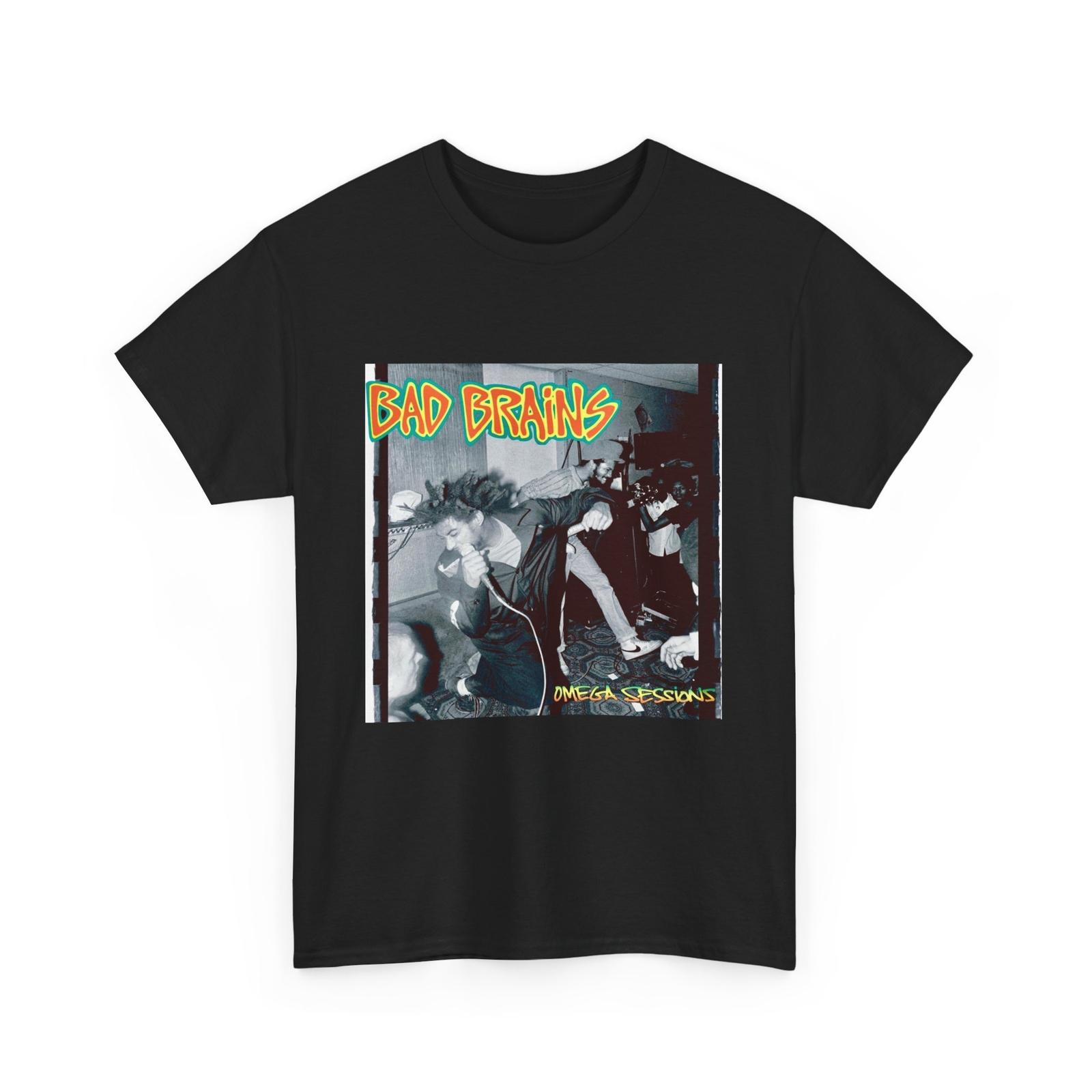 Punk Rock T-shirt Bad Brains Omega Album Cover Tee Vintage Punk Tee XXXXL