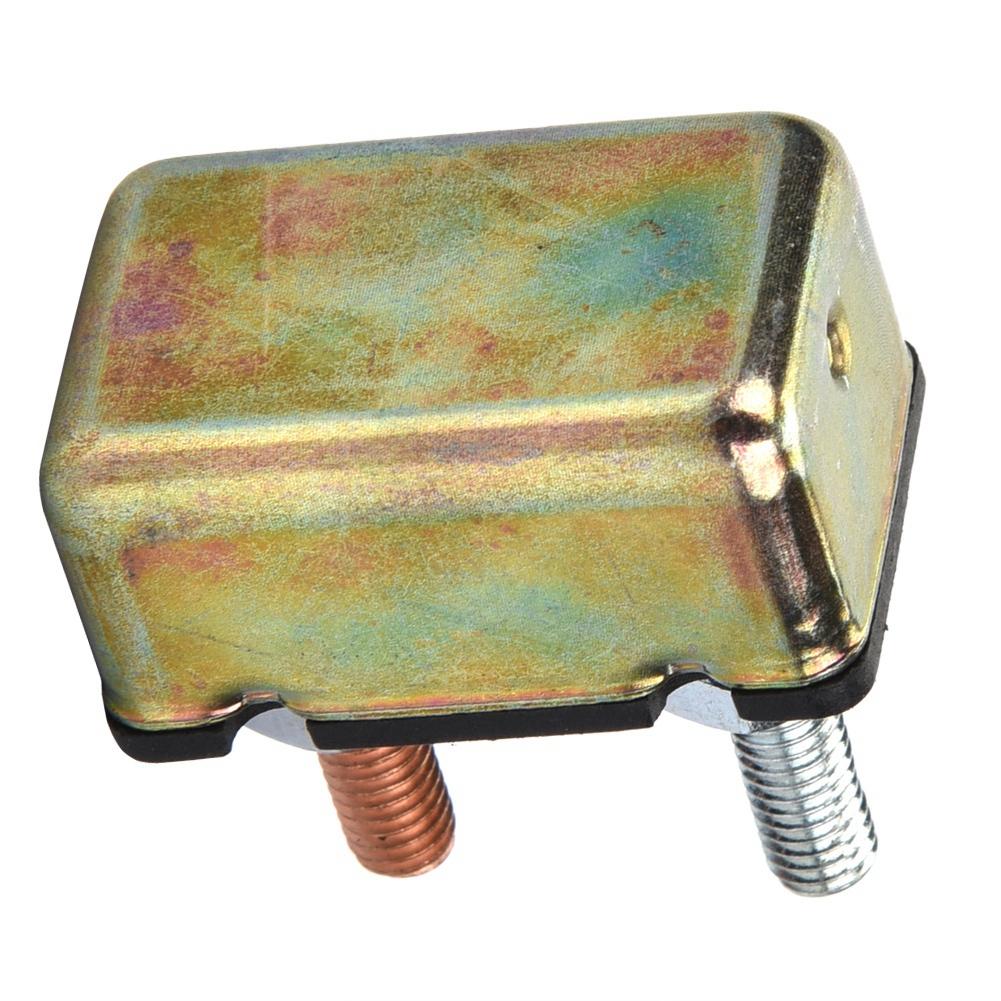 Auto Marine 12 24V Universal Automatic Fuse Reset Circuit Breaker with Metal Cover (50A)