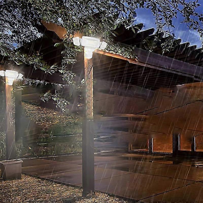 Luce di Sicurezza, Faro Regolabile con Rilevamento del Movimento IP65 Impermeabile, Luce Esterna con Sensore di Movimento