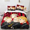 Anime Tokyo Revengers Ryuguuji Ken Sano Manjiro Set Biancheria da Letto Stampa Con Federa Copripiumino Singolo Matrimoniale Queen King Size
