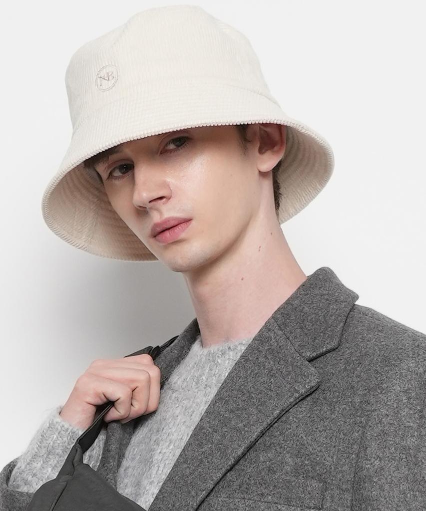 THE-ABON Men'S Corduroy Minimal Bucket Hat For Kids