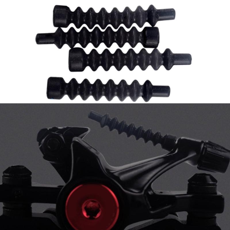 4pack Protective Rubber Boot Bicycles Derailleurs Brake Dustproof Cover for Various Environment