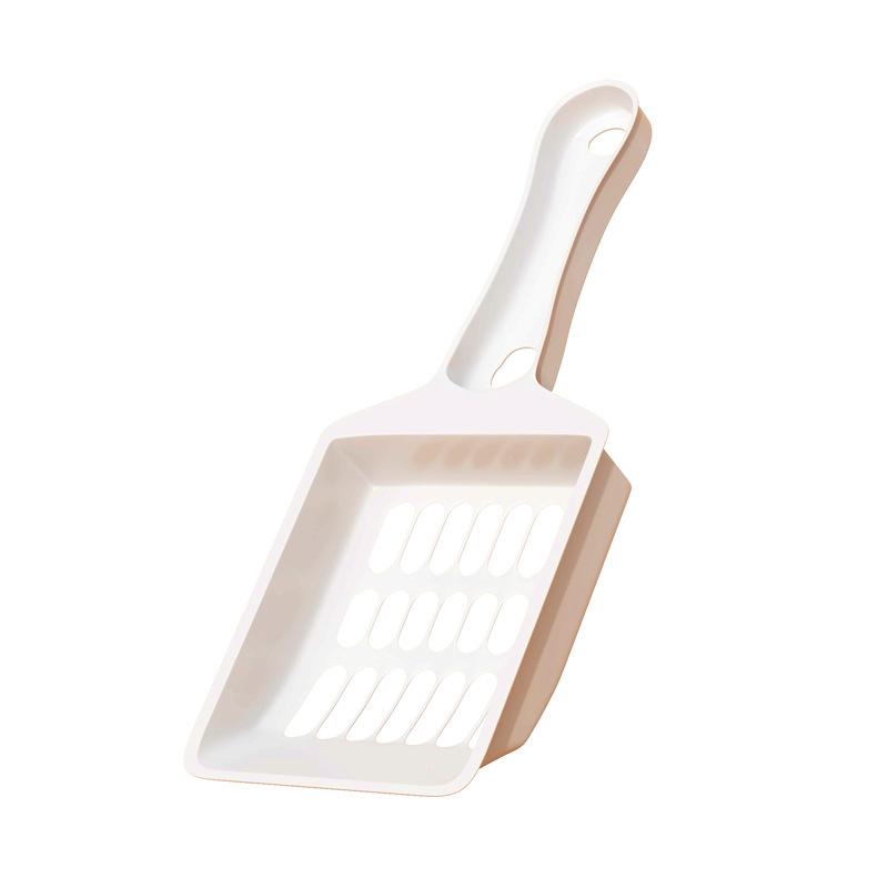 

Лопата для кошачьего туалета из нержавеющей стали с деревянной ручкой для инструмента для дефекации, бентонитовый тофу, смешанный с песком, портативный инструмент для дефекации