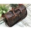 Ręcznie robiona torba podróżna Hunter Brown Leather Weekender - idealny prezent dla niego i dla niej