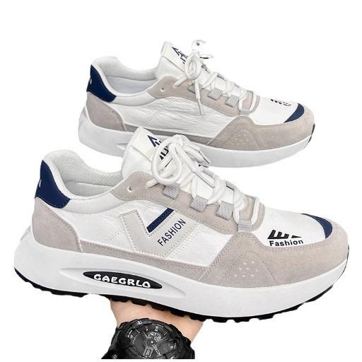 Internet Celebrity Men's Shoes Autumn Forrest Gump Running Sports Shoes Teen Senior Sense Trendy Dad Shoes Platform Casual White Shoes