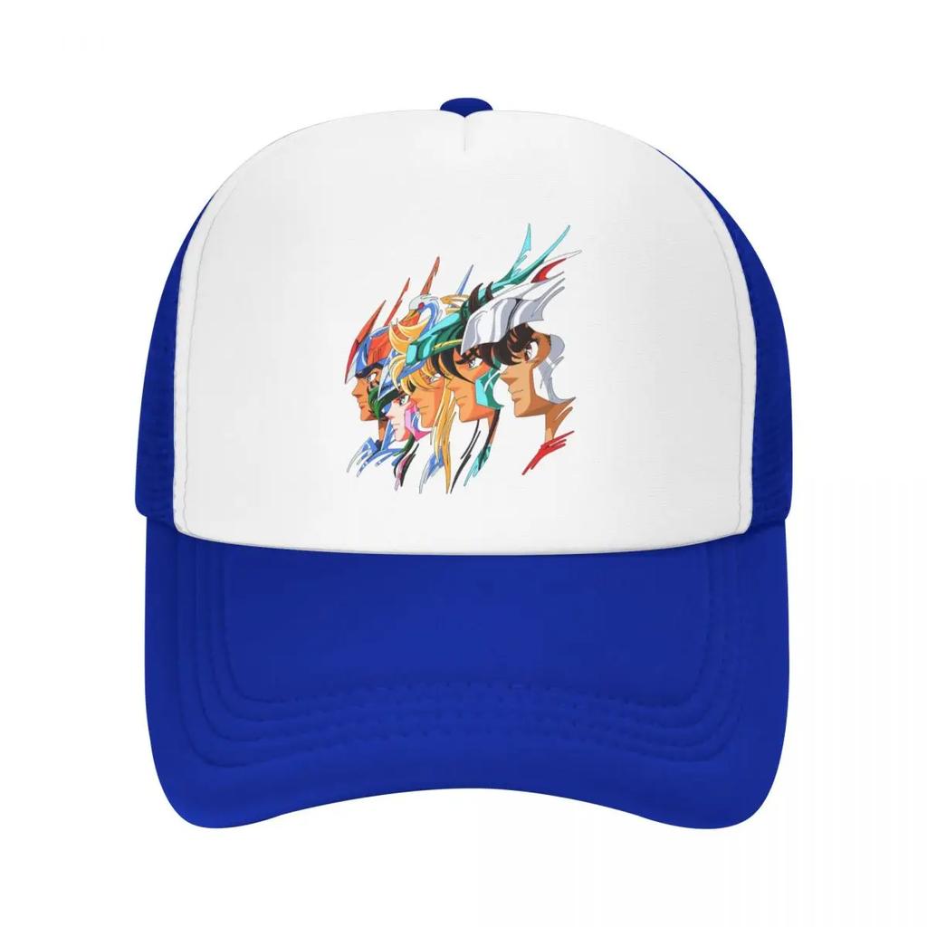 Individuelle Saint Seiya Knights Of The Zodiac Baseballkappe Atmungsaktive Trucker-Kappe Sport Snapback Trucker-Kappe