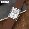 Stylish and simple men's watch waterproof business calendar quartz watch men's square retro belt watch