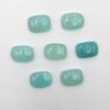 Natural Aqua Chalcedony Cushion Cabochon Loose Gemstone 8 Pcs 13*18 MM 100 CT For Jewelry Making