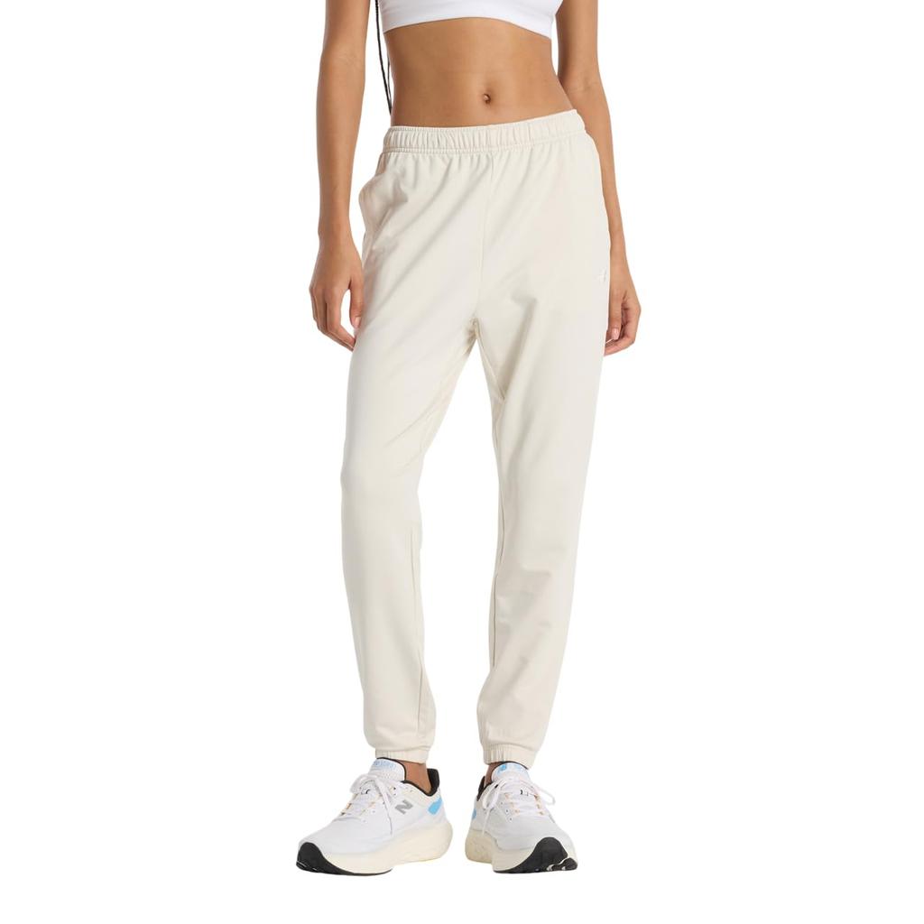 Light French Terry Jogger Sweatpants Sweatpants Absorbent Quick Drying Training Wear LIN [New Balance] (AWP51107) Women's (Linen)