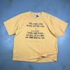 VINTAGE Teach A Man To Fish Yellow Quote T-Shirt Sz XXL Men Adult