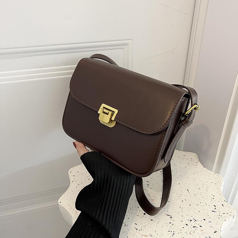 Mini Square Hobo Shoulder Crossbody Bag Women 2026 Premium Textured Chic Versatile Unique Handbag коричневый