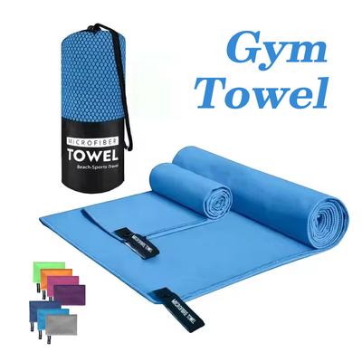 Schnelltrocknendes Sporttuch 40X80+76X152CM Mikrofaser Laufen Yoga Fitnessstudio Fitness Basketball Outdoor Camping Wandern Strandtücher
