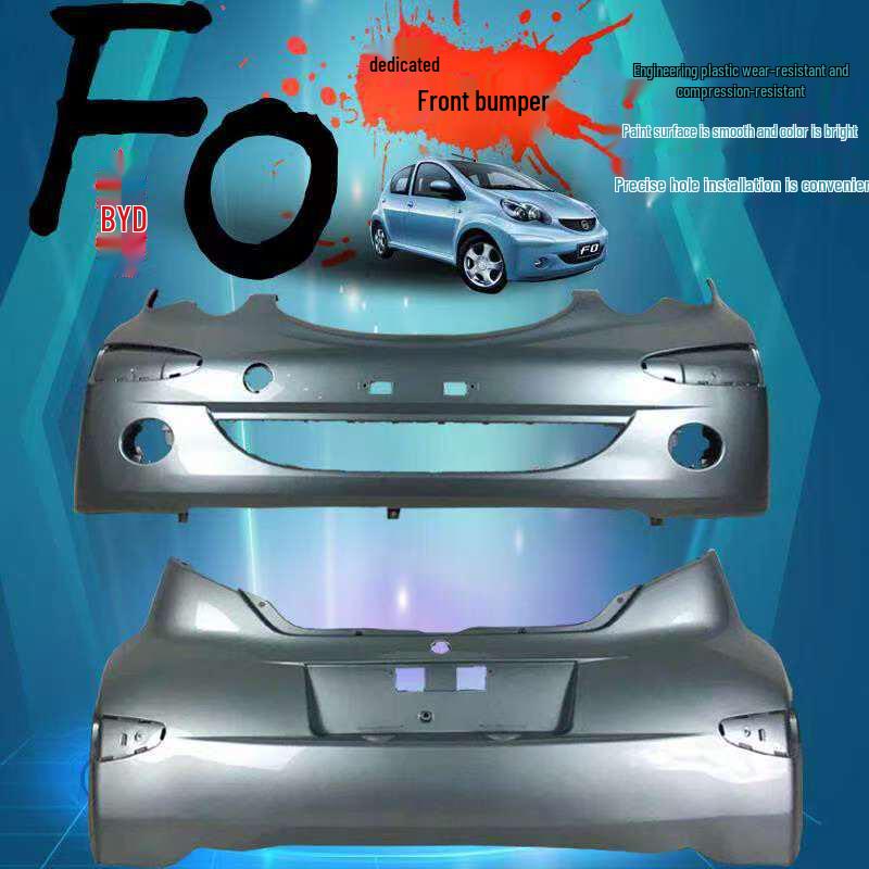 Compatible with BYD F0: Front Bumper, Rear Bumper, Front Lip, Rear Lip, Original Material.