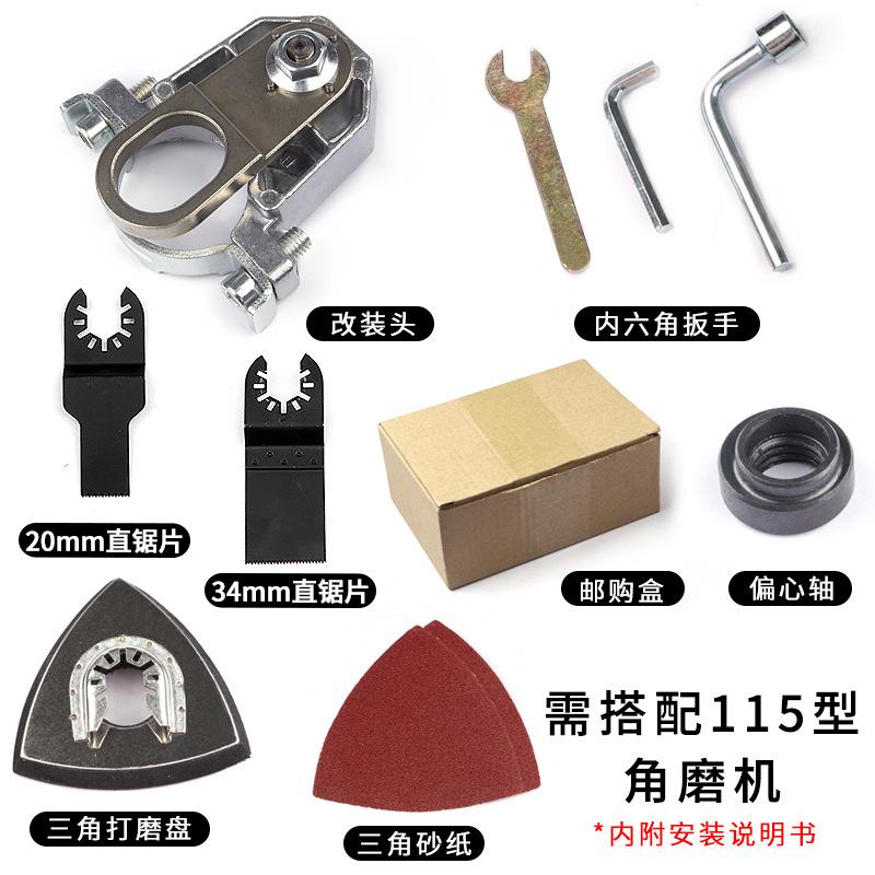 Winkelschleifer Umbau Universal Kopfadapter für M10 100 Typ Winkelschleifer Polier Oszillierwerkzeug Set Metall Holz Sägeblätter