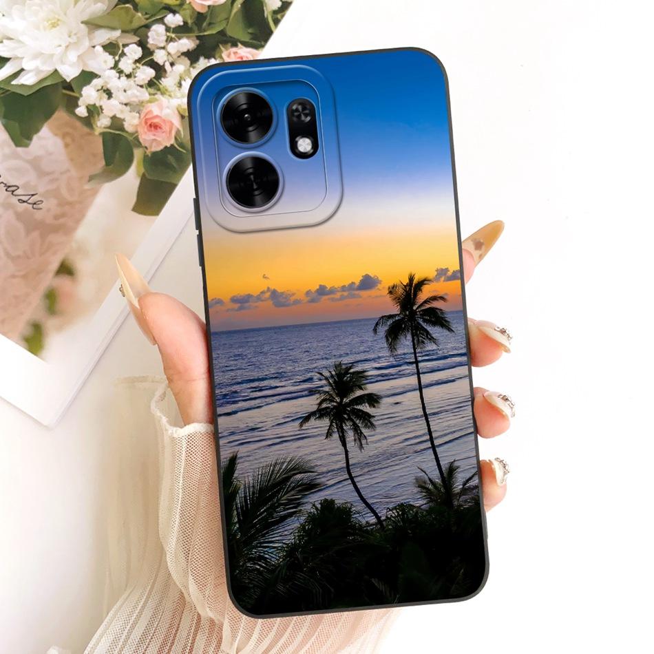For Honor X6d LNA-NX1 2026 Fashion Dusk Beach Painting Phone Case For Honor X6D 5G Soft Silicone Covers Bumpers