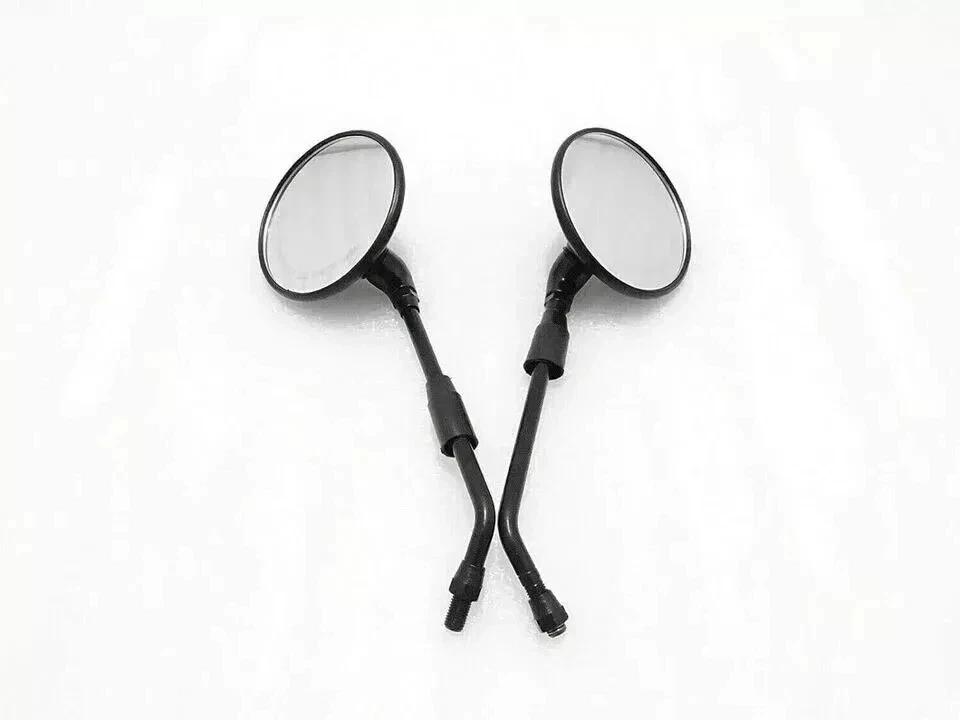 Side View Mirror Set Matt Black Fit For Royal Enfield Bullet Classic 350,500CC