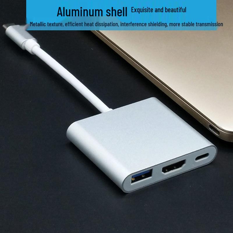 Type-C To HDMI USB Hub with Docking Station Adapter Cable