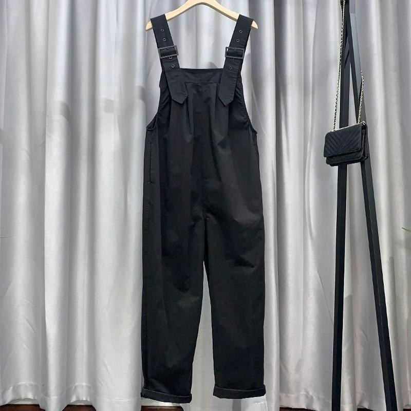 Casual overalls women's spring Korean version of the loose and thin Western style age-reducing design overalls children