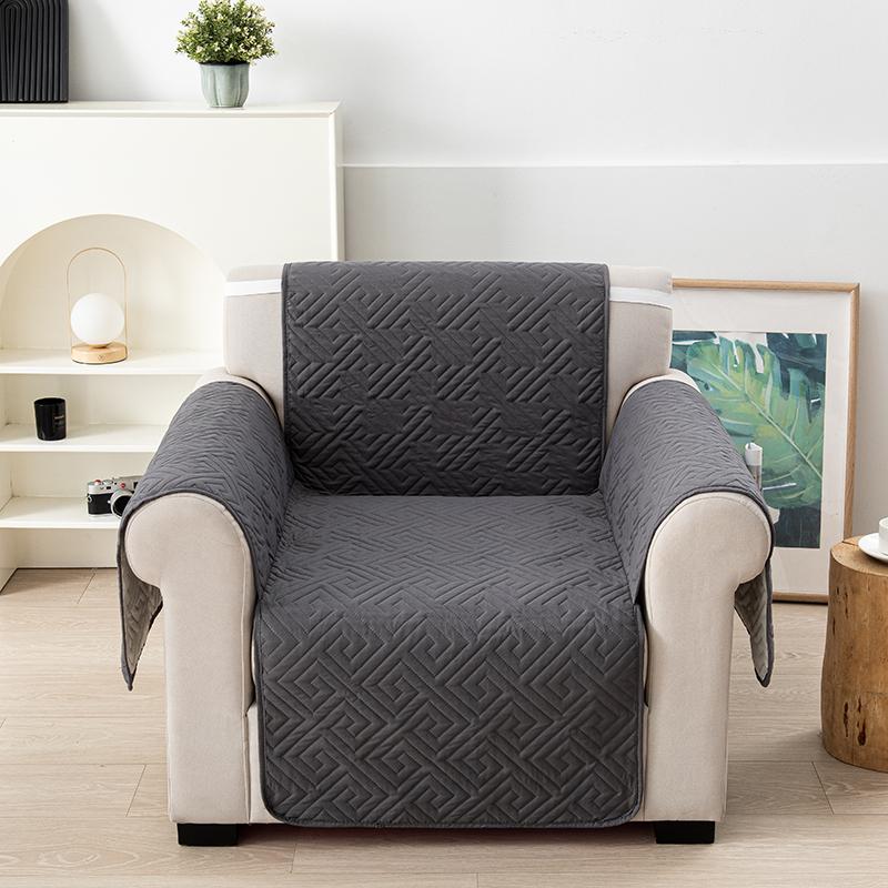 1pc Solid Color Sofa Cover Four Seasons Universal Pet Friendly Quilting Sofa Cover Sofa Cushion for Living Room Sofa Towel Cover