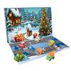 2025 Christmas Advent Calendar | 2025 Advent Calendar with Pull-Back Cars - Vehicle Model Toy Tabletop Ornament for Boys and Girls, Toddlers, Girls, K