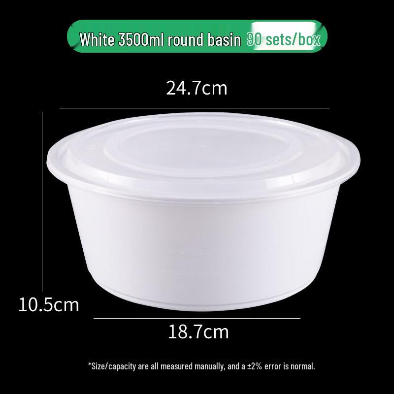 Disposable Takeaway Food Containers with Lids